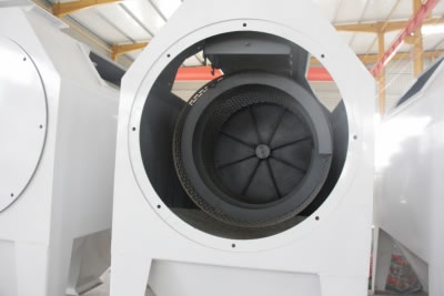 غربال خامات العلف الأسطواني